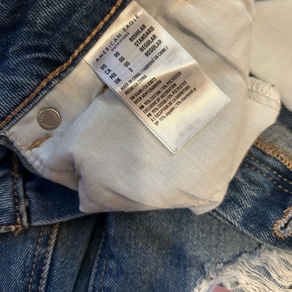 American Eagle Tom Girl jeans Sz00 - Picture 4 of 4